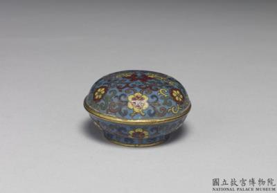 图片[2]-Copper box in cloisonne enamels, Qing dynasty, Qianlong reign (1736-1795)-China Archive